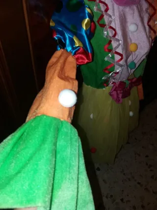 Costume Carnevale Clown Bambina 10 Anni