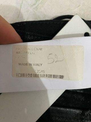 Jeans neri taglia 52