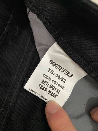 Jeans neri taglia 52