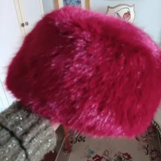 Colbacco Borgogna Ecopelliccia Tg. Unica