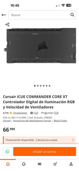 Corsair iCUE Commander Core XT RGB