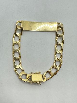 Esclava Bilbao de oro de 18k, 34.78 g, 22 cm.