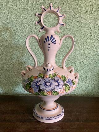 Jarra Talavera pintada a mano