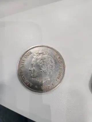 Moneda 5 Pesetas Alfonso XIII 1893