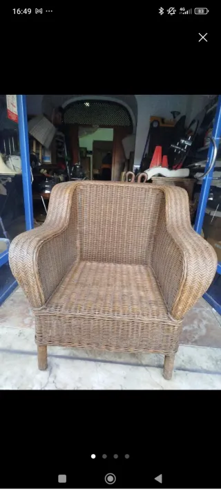 Poltrona in vimini
