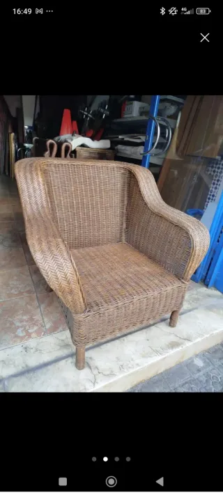 Poltrona in vimini