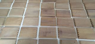 50 Tavolette Legno Cm.11x7x0,8 Personalizzabili