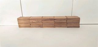 50 Tavolette Legno Cm.11x7x0,8 Personalizzabili