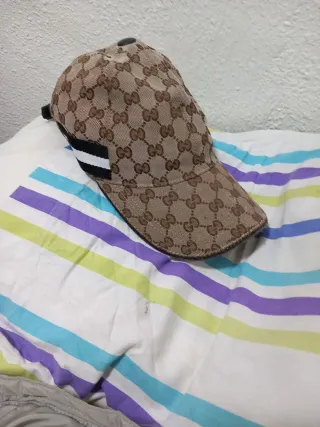Gorra Gucci Original Beige y Marrón