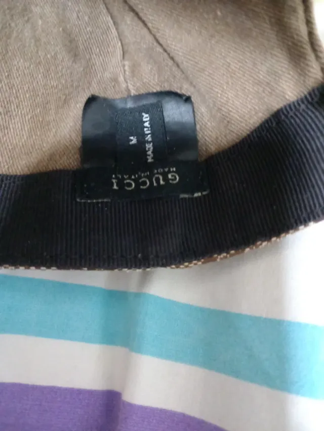 Gorra Gucci Original Beige y Marrón