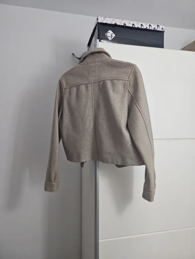 Chaqueta beige/gris talla S