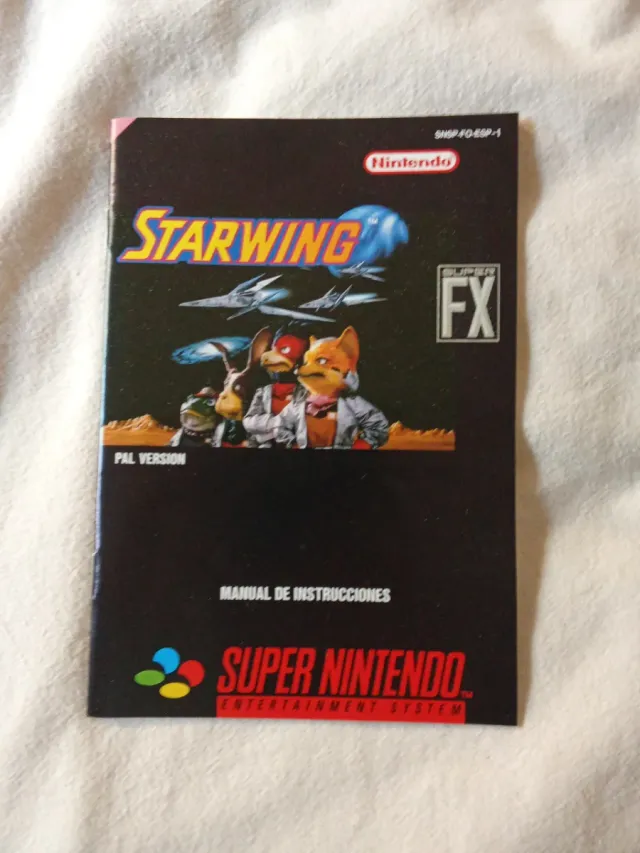 Starwing SNES (Super Nintendo)