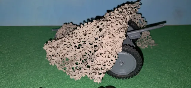 Playmobil Cañón Pak 36 WW2 Custom 3D