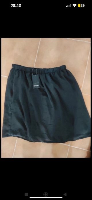 Falda Esmara negra talla l/40