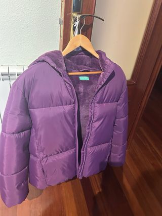 Plumífero United Colors of Benetton Morado M
