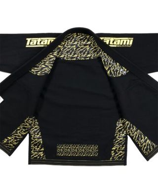 Kimono BJJ Tatami Recharge Negro-Amarillo A2