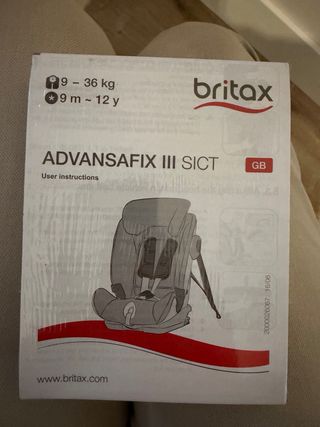 Silla coche Britax Romer ADVANSAFIX III SICT