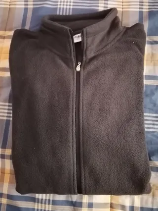 Sudadera azul con cremallera 4XL