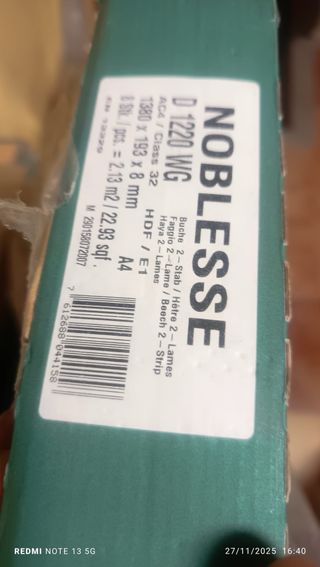 Tarima flotante Noblesse