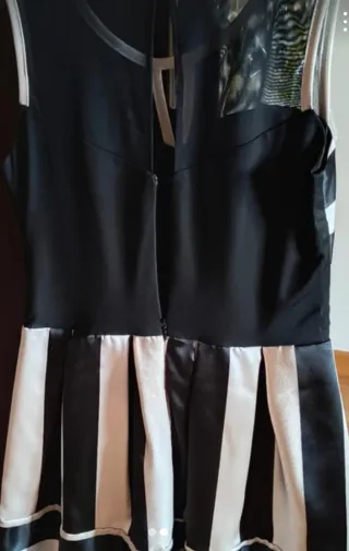 Vestido Rinascimento Negro y Blanco