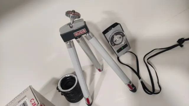 Varios artículos de fotografía.