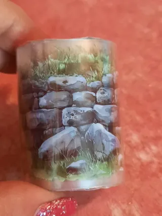 Fita Washi Muro Pedra Campo Flores