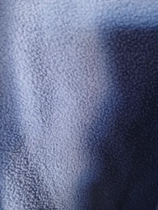 Bata de casa azul y blanca a cuadros