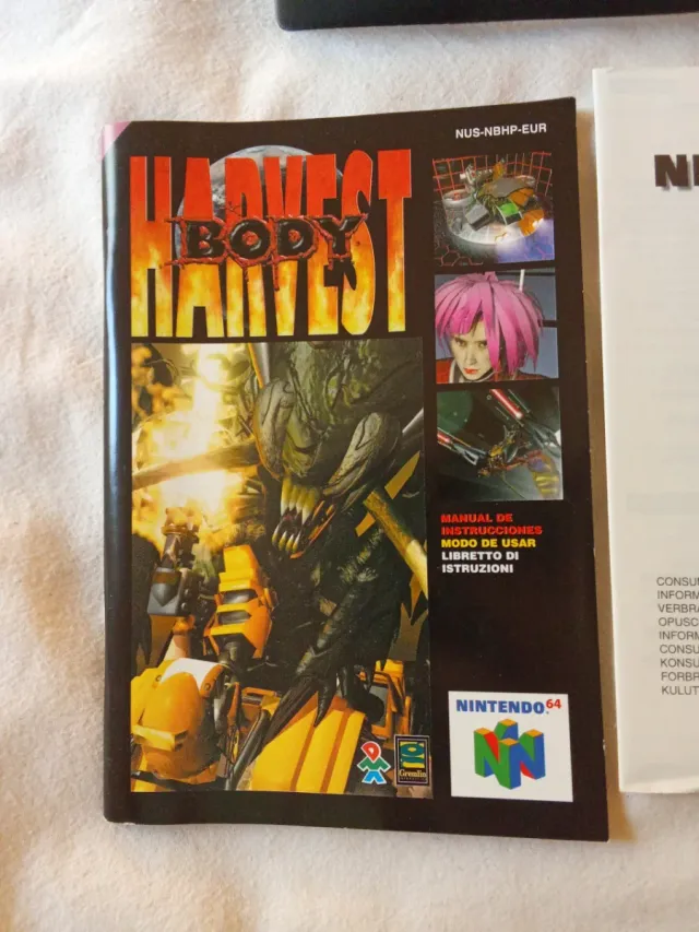 Versione PAL di Body Harvest per N64