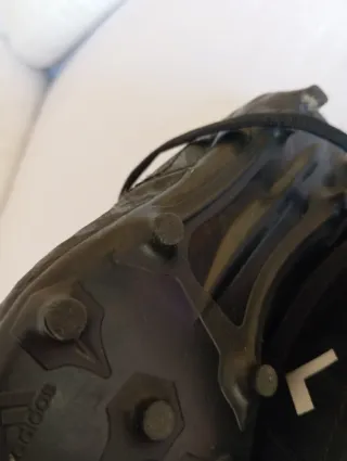 Zapatillas fútbol niño Adidas negras