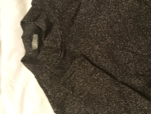 Vestido fiesta negro plateado