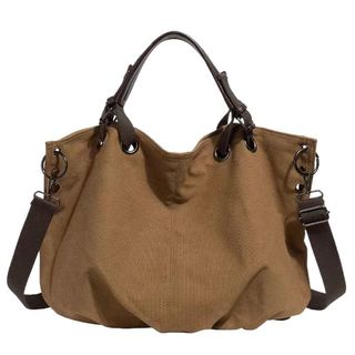 Bolso hombro de Lona Retro Gran Capacidad