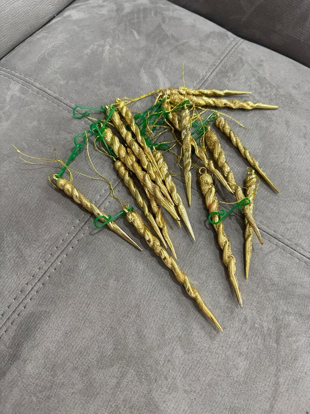 Decorazioni Natalizie Babbo Natale Oro