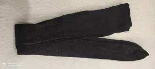 Leggings neri con glitter