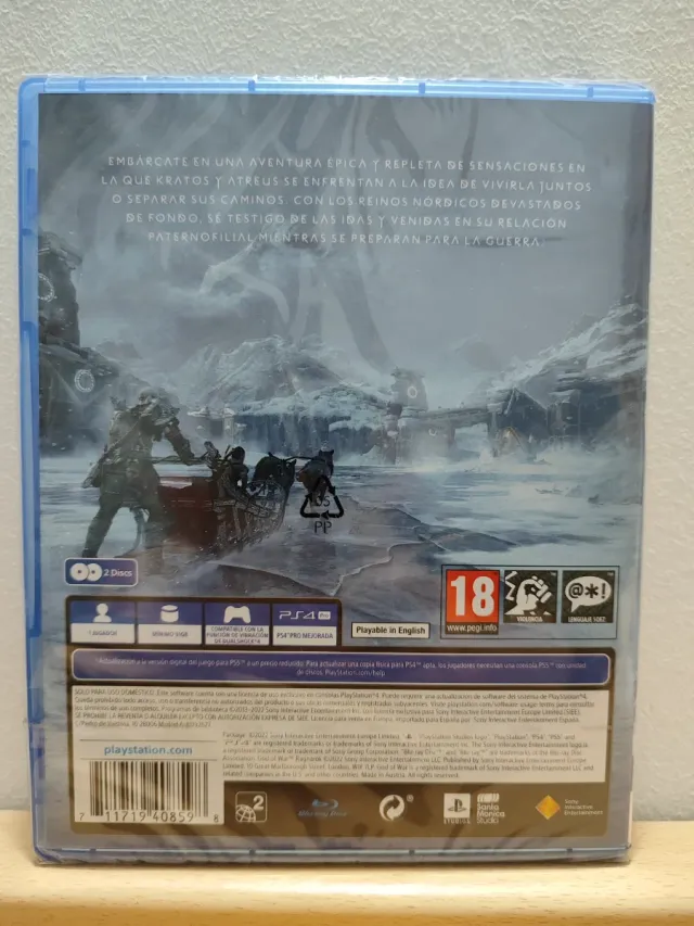 God of War Ragnarök PS4 Precintado