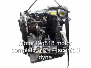 Motor f9q818 motor completo renault scenic