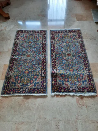 Coppia Tappeti Persiani Blu con garanzia