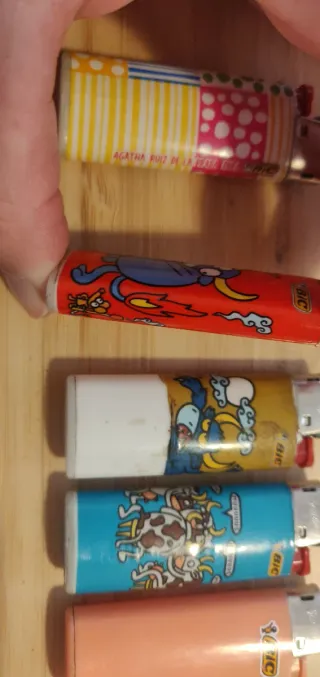 Lote 5 accendini BIC