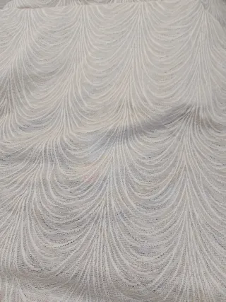 Cortinas de encaje blancas