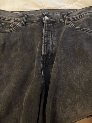 Bermuda gris Zara XL hombre