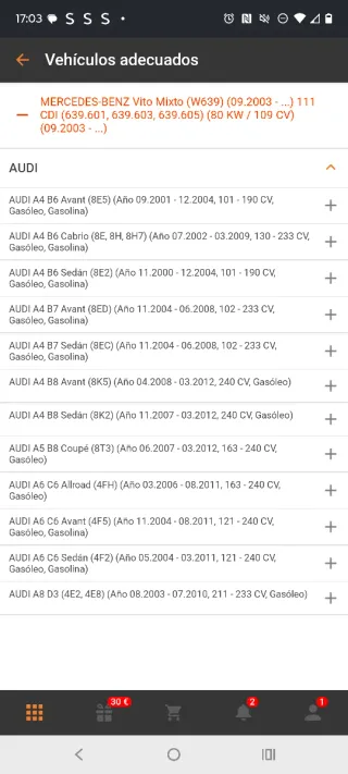 Compresor Aire Acondicionado Mahle Audi A4