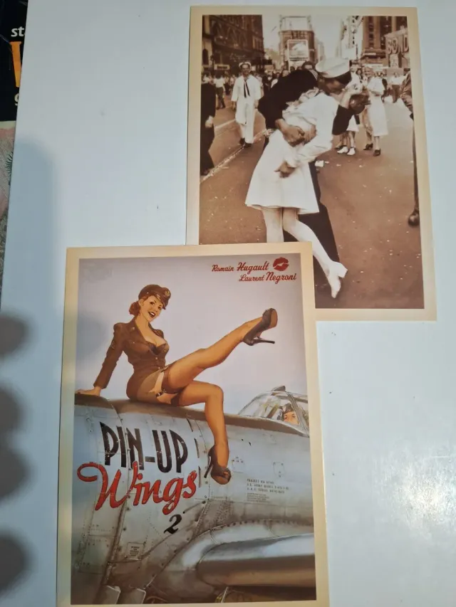 Collezione di 6 cartoline vintage