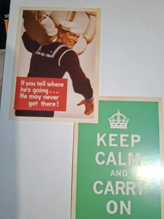 Collezione di 6 cartoline vintage