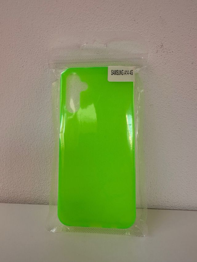 Fundas Samsung A14 silicona colores