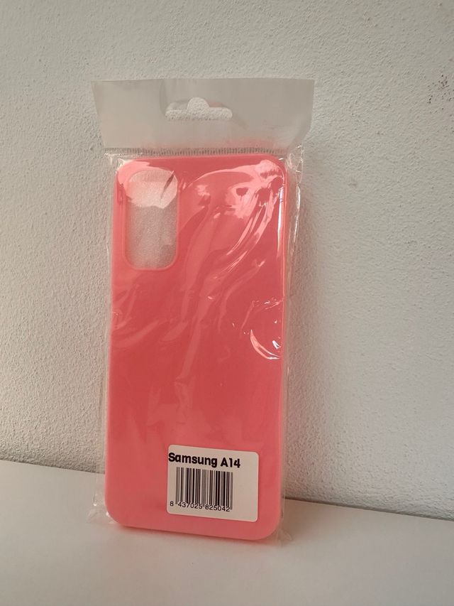 Fundas Samsung A14 silicona colores
