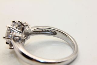 Magnifico anello Vintage argento zirconi