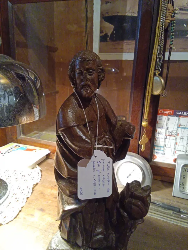 Talla europea figura religiosa s. XVIII-XIX