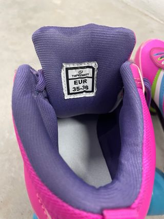 Patines de 4 ruedas rosas
