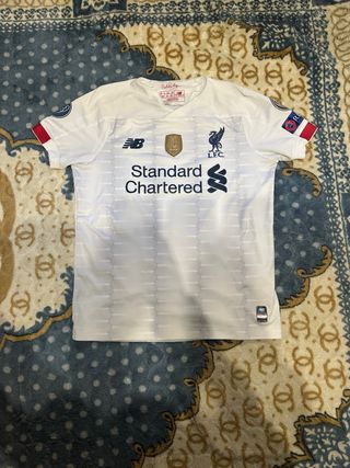 Camiseta Liverpool New Balance Blanca Talla M