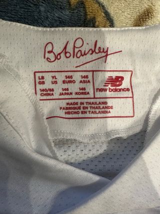 Camiseta Liverpool New Balance Blanca Talla M