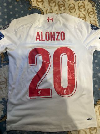 Camiseta Liverpool New Balance Blanca Talla M